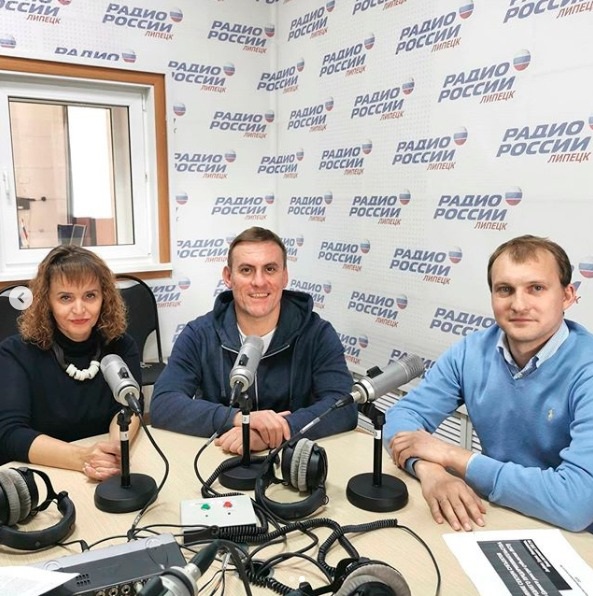 Руководитель центра поддержки экспорта Липецкой области Василий Гольцов в студии "Радио России"