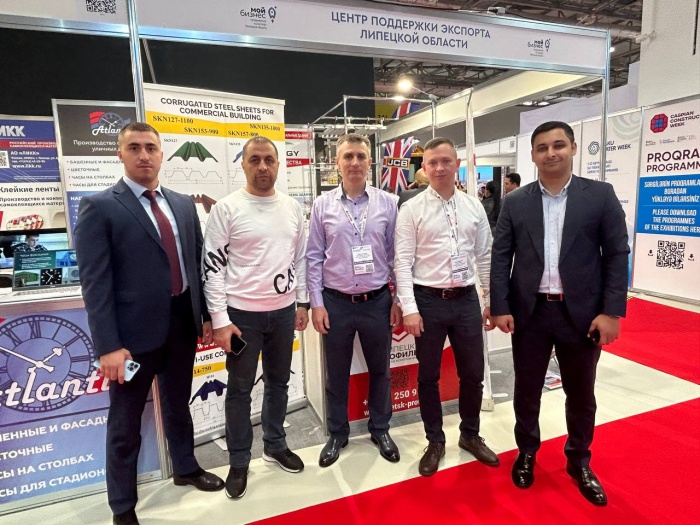 Компании Липецкой области представили свою продукцию на строительной выставке в Баку