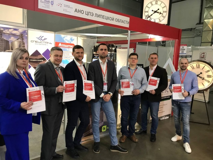 Липецкие экспортеры представили свою продукцию на MosBuild 2023