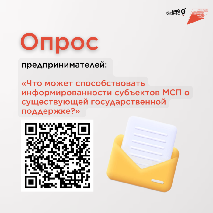 Стартовал опрос предпринимателей по информированности о господдержке